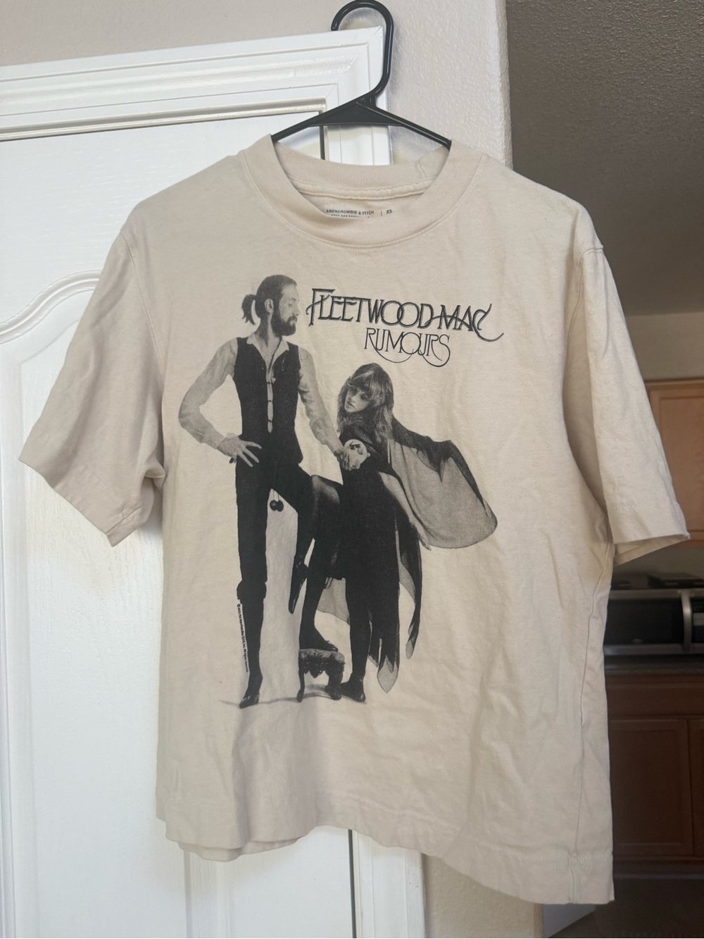 Abercrombie & Fitch Beige Fleetwood Mac Rumours Tee